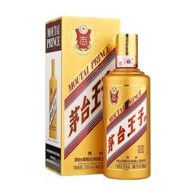 PLUS会员：MOUTAI 茅台 金王子酒 53%vol 酱香型白酒 500ml 单瓶装