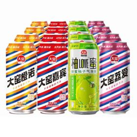 大窑 汽水 多口味组合装果味饮料500* 16罐