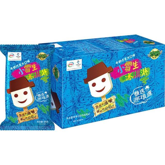 yili 伊利 妙趣小雪生 牛奶巧克力味 390g