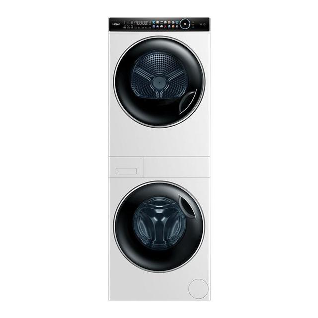 以旧换新：Haier 海尔 H9 B1010W 热泵式洗烘一体机 10kg 冰雪白
