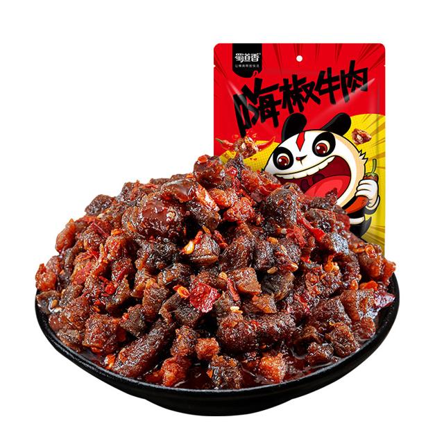 蜀道香 爆款嗨辣麻辣牛肉干 嗨辣牛肉100g