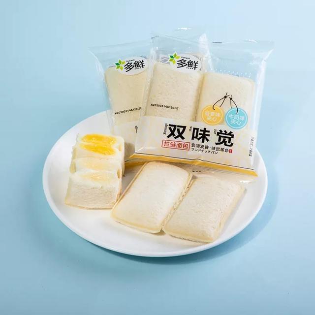 多鲜 双味觉口袋面包520g
