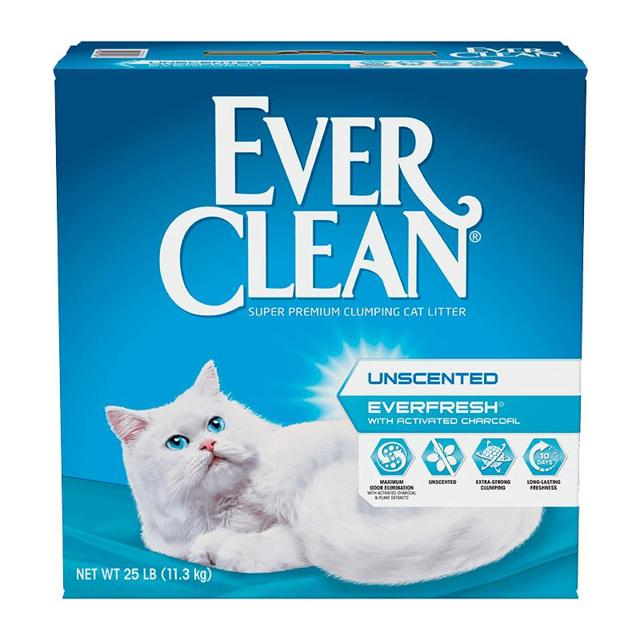 88VIP：EVER CLEAN 铂钻 蓝白标 膨润土猫砂 11.3kg