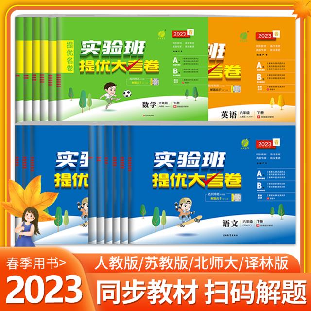 《实验班提优大考卷》（2023年春季版、年级/科目任选一本）