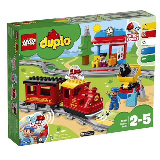 LEGO 乐高 DUPLO 得宝系列 10874 智能蒸汽火车