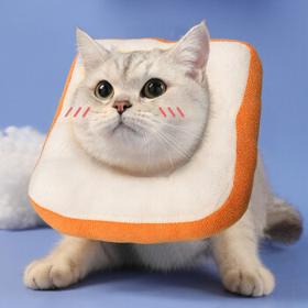 派乐特 伊丽莎白圈软圈宠物猫咪狗狗防舔咬耻辱软项脖圈喂药公母绝育M号