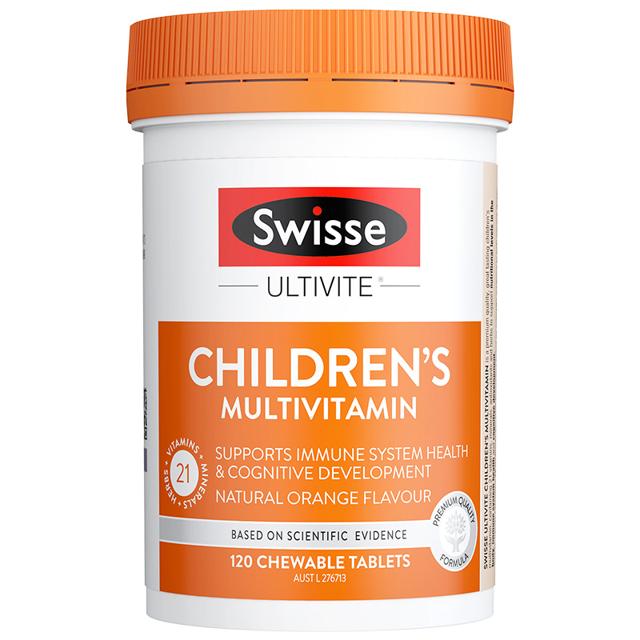 88VIP：Swisse 斯维诗 儿童多维矿物质咀嚼片 120片