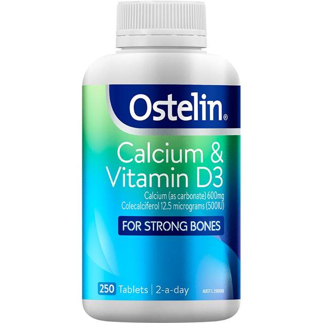 Ostelin 奥斯特林 澳洲Ostelin奥斯特林钙维生素D3中老年女性补钙高钙250粒
