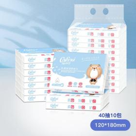 CoRou 可心柔 柔润抽纸 3层40抽10包