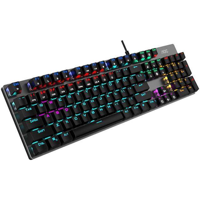 AOC 冠捷 GK410 104键 有线机械键盘