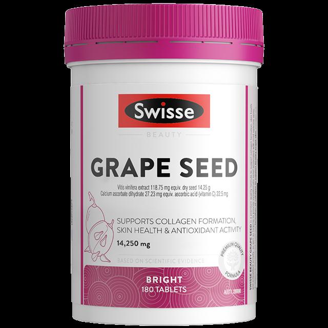 swisse葡萄籽精华片180片花青素