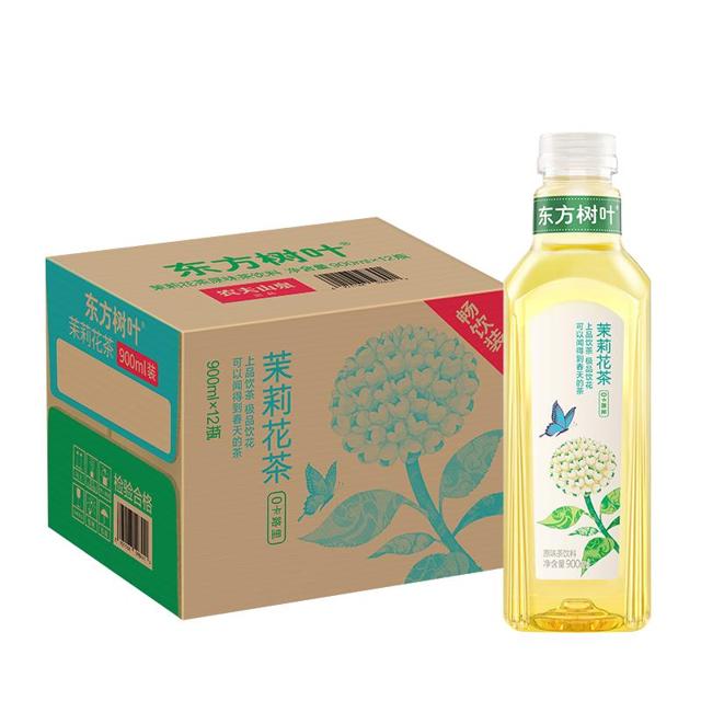 农夫山泉 东方树叶 茉莉花/青柑普洱茶 900ml*3瓶