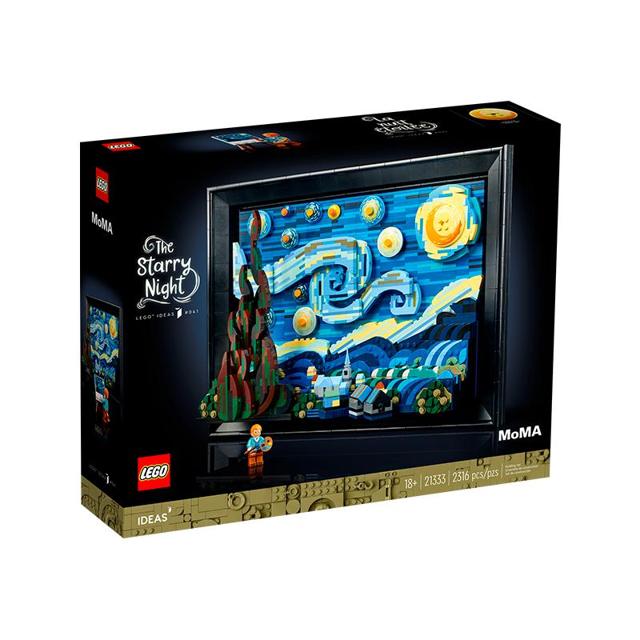 LEGO 乐高 21333 文森特梵高星夜星空