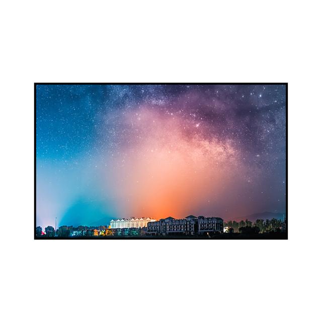 ViewSonic 优派 光学黑晶灰晶抗光投影幕布家用窄边框画框幕布100寸120寸中长短焦家用棱栅高清壁挂幕布