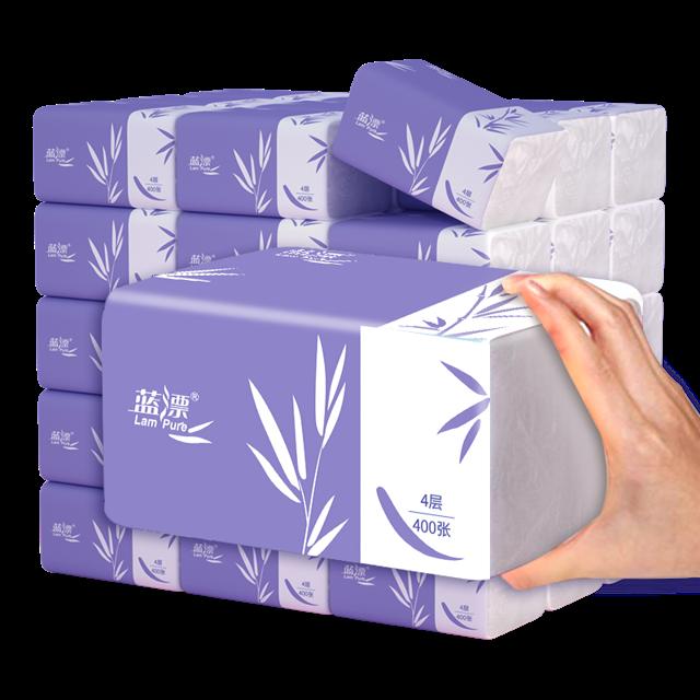 可用签到红包 3大包1200张蓝漂抽纸