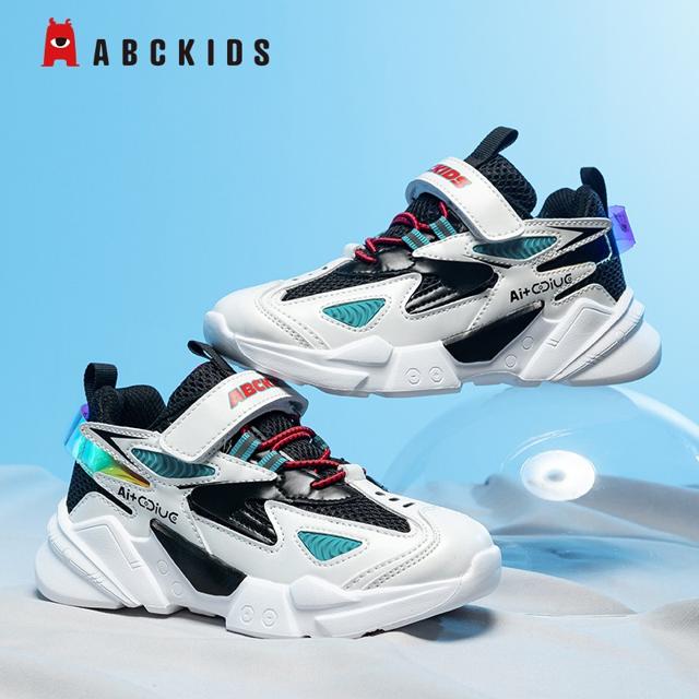 ABCKIDS 童鞋男童春季运动鞋中童透气大网眼跑鞋女童