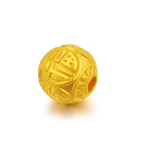 中国黄金 GBOP134 福字足金转运珠 0.8g