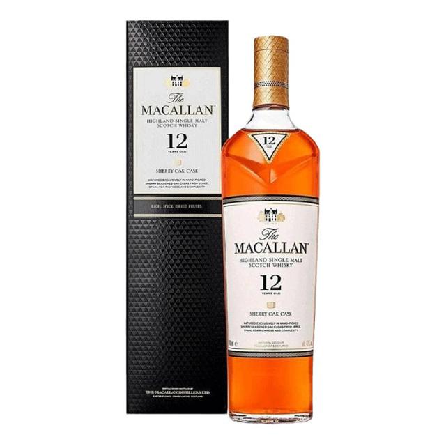 MACALLAN 麦卡伦 雪莉桶12年单一麦芽威士忌 日版 700ml
