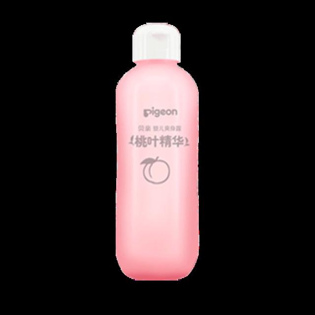 贝亲官旗 桃叶精华婴儿爽身露200ml