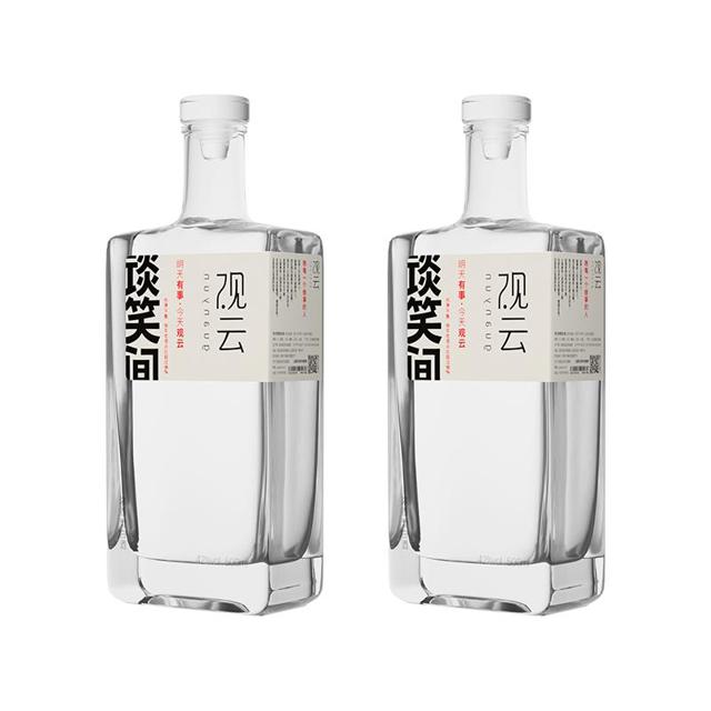 GuanYun 观云 谈笑间 42度 浓香型白酒 500ml*2瓶 双瓶装