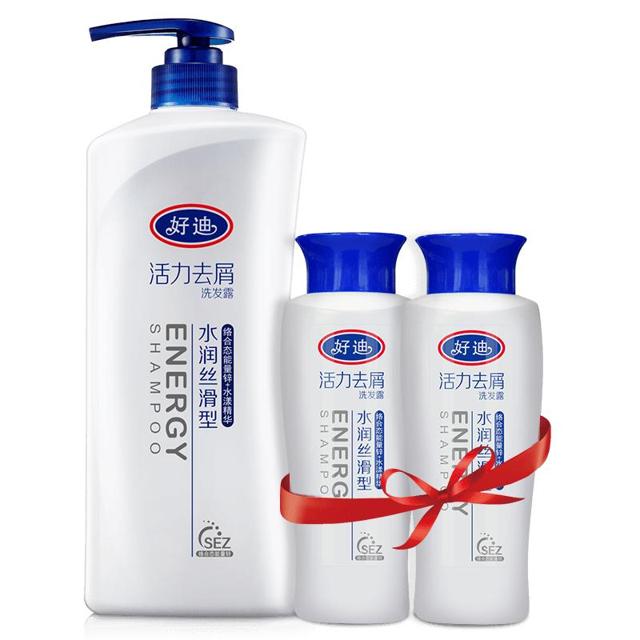 好迪 活力去屑洗发水 水润丝滑型 750ml+ 160ml