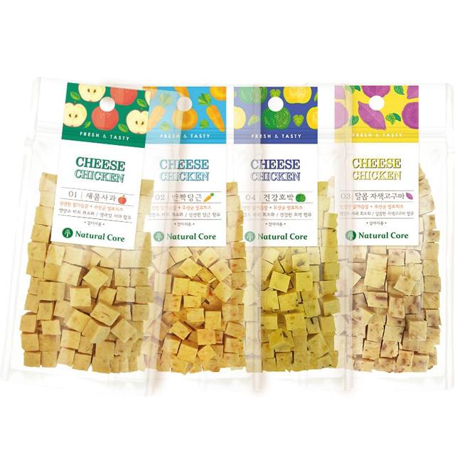 Natural Core 宠物零食奶酪块鸡 80g
