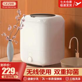 PLUS会员：GEZHE 歌者 GE-XYJ02 内衣洗衣机 标准无线款