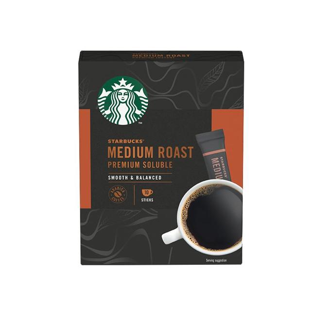 88VIP：STARBUCKS 星巴克 速溶即溶黑咖啡 2.3g*10袋