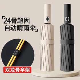 暖心话 全自动雨伞 24骨