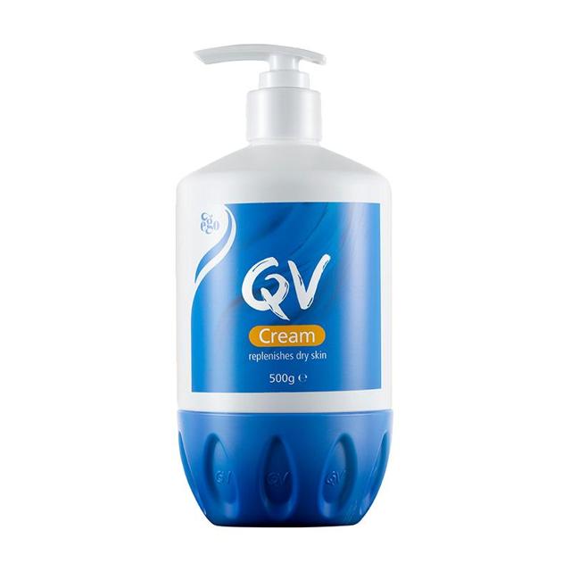 澳洲Ego意高 QV蓝罐高保湿面霜滋润家庭装保湿乳液身体乳500g乳霜