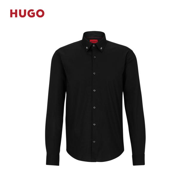 HUGO BOSS 男士金属徽标弹力衬衫 50490712