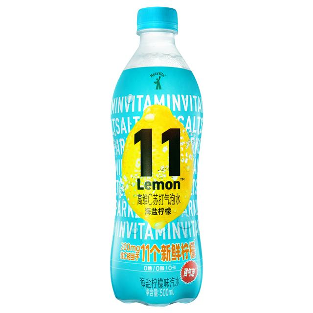 Lemon11高维C气泡水混合柠檬/海盐柠檬味0卡500ml*6