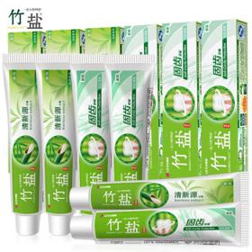 BAMBOO SALT 竹盐 全家清雅牙膏套装6支675g（清新源110g*3+固齿源固齿115g*3）