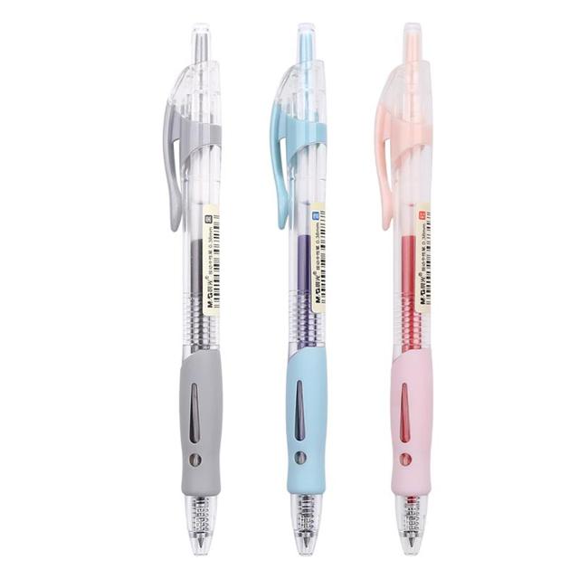 M&G 晨光 按动中性笔 0.38mm 3支装 多色可选