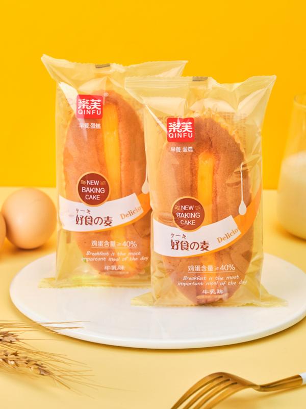 亲芙 牛乳蛋糕面包早餐糕点360g