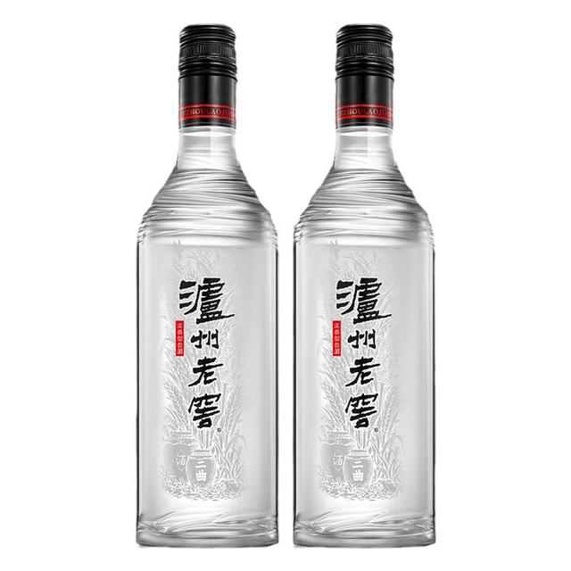 泸州老窖 二曲 黑盖 42%vol 浓香型白酒 250ml*2瓶 双支装