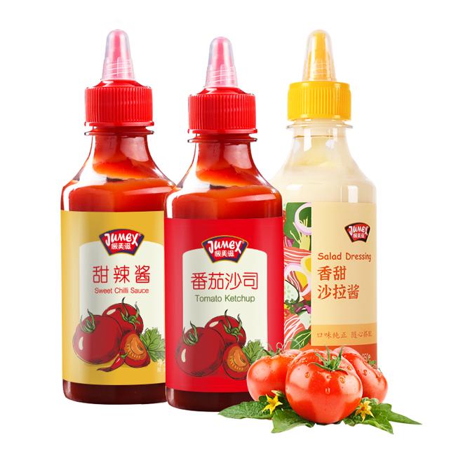 签到 极美滋沙拉酱番茄酱甜辣酱280g*2瓶