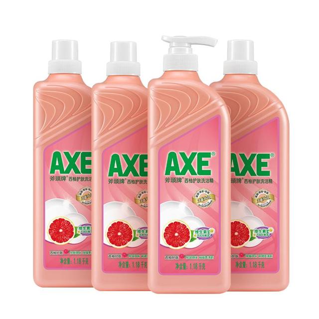 88VIP：AXE 斧头 洗洁精 西柚味 1.18kg*4瓶