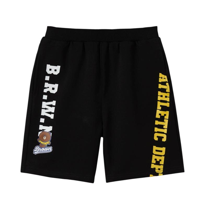88VIP：LINE FRIENDS 布朗熊 男童宽松休闲裤