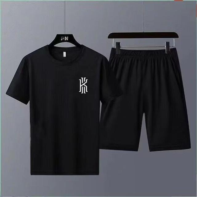 冰丝男士短袖t恤夏季潮流百搭帅气2023新款