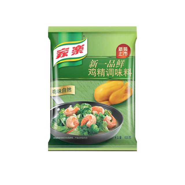 家乐 新一品鸡精调味料400gX1袋五鲜炒菜煲汤煮面增鲜家用替代味精