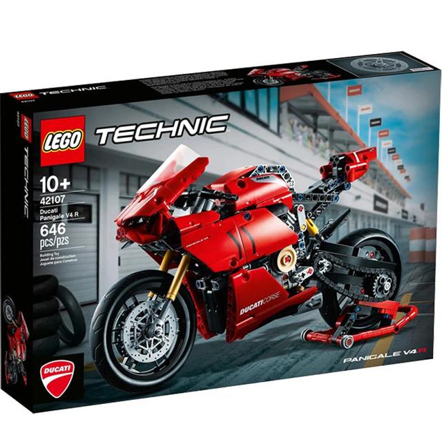 LEGO 乐高 Technic科技系列 42107 杜卡迪 Panigale V4 R 赛道摩托