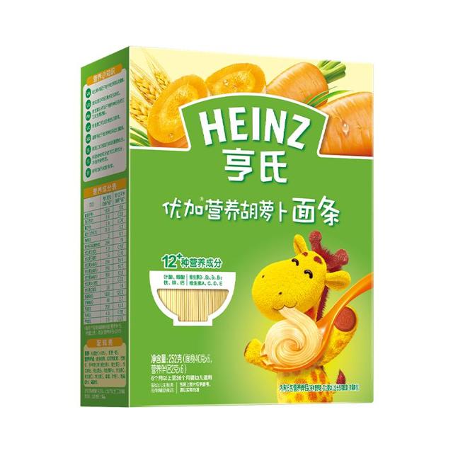 88VIP：Heinz 亨氏 氏优加儿童辅食面条 252g