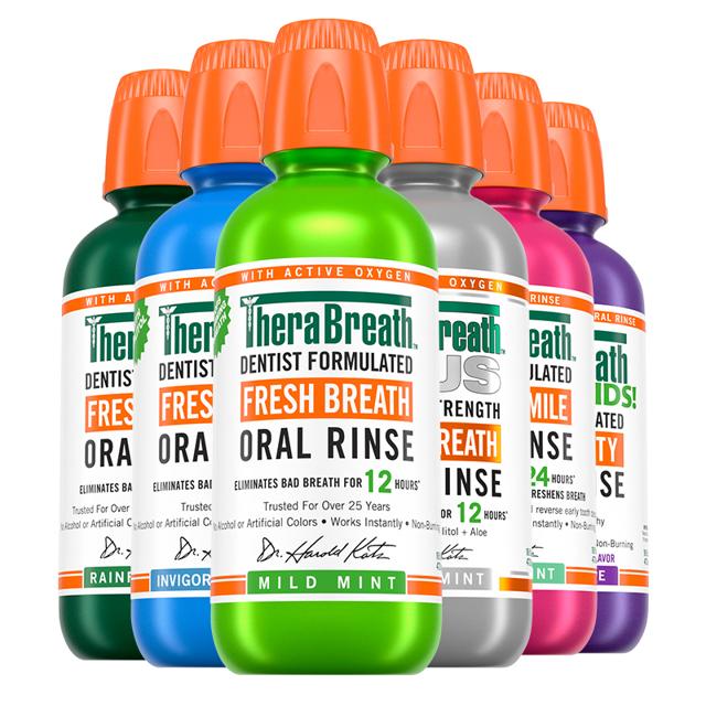 临期品：TheraBreath 漱口水 轻度薄荷味 473ml