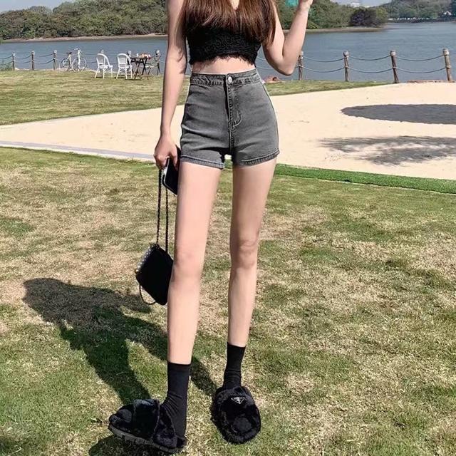 拉夏贝尔牛仔潮流短裤