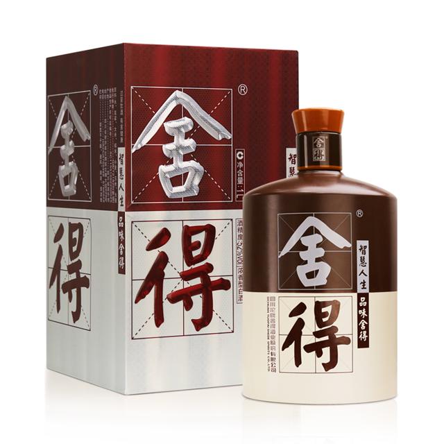 舍得 品味舍得 52度 浓香型白酒 1L 礼盒装