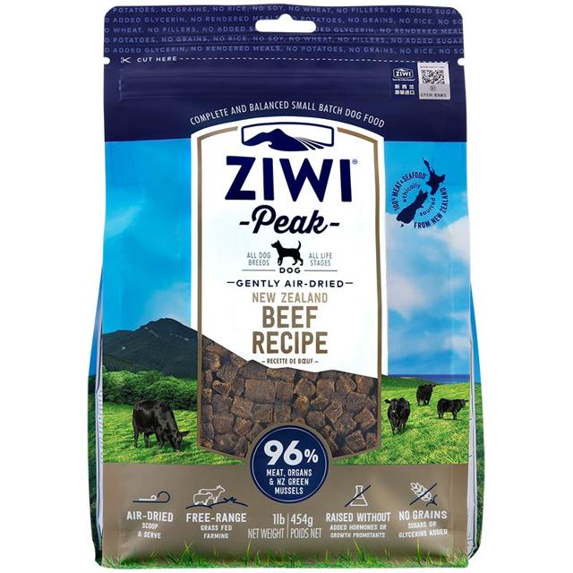 88VIP：ZIWI 滋益巅峰 88会员全价风干狗粮 多口味干粮 454g