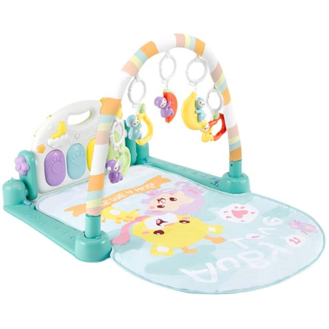auby 澳贝 新生婴儿脚踏钢琴健身架器毯多功能玩具0-1岁音乐宝宝男女孩