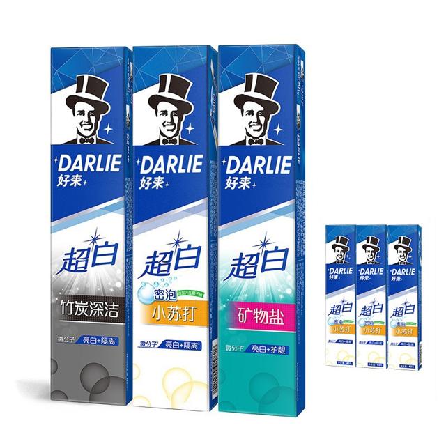 首单+签到，好来(原黑人)美白牙膏3支装