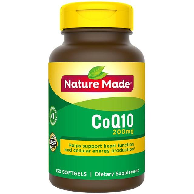天维美 美国Nature Made天维美进口辅酶Q10软胶囊200mg*130心脏成人大豆